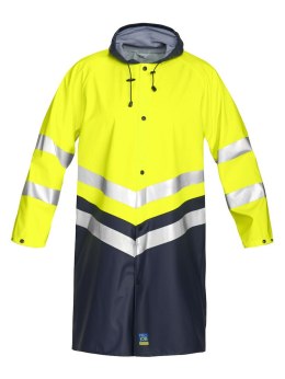 6403 KURTKA PRZECIWDESZCZOWA HV KLASA 3 - 3XL (YELLOW/NAVY - 10)