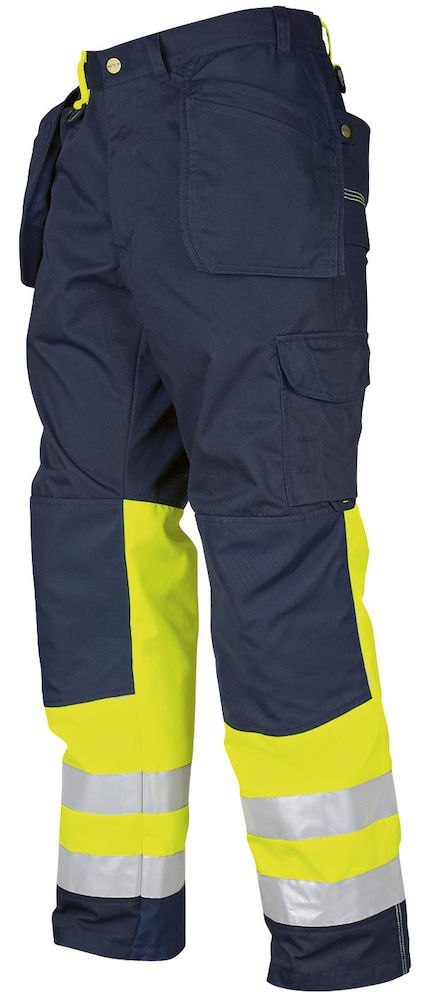 6502 SPODNIE DO PASA HV KLASA 1 - 110/120 cm (YELLOW/NAVY - 10)