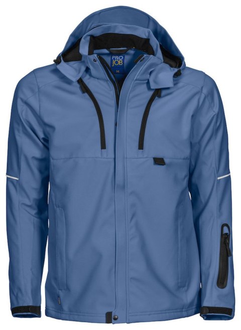 3406 KURTKA FUNKCJONALNA SOFTSHELL - 3XL (BLUE - 53)