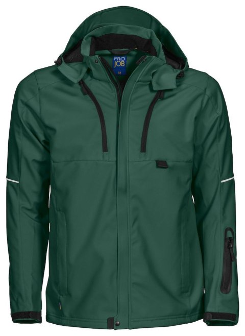 3406 KURTKA FUNKCJONALNA SOFTSHELL - 3XL (GREEN - 66)