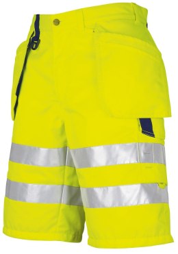6503 KRÓTKIE SPODENKI HV KLASA 2 - 48 (YELLOW/NAVY - 10)