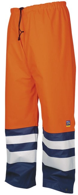 6504 SPODNIE PRZECIWDESZCZOWE HV KLASA 2 - 3XL (PROJOB ORANGE - 17)