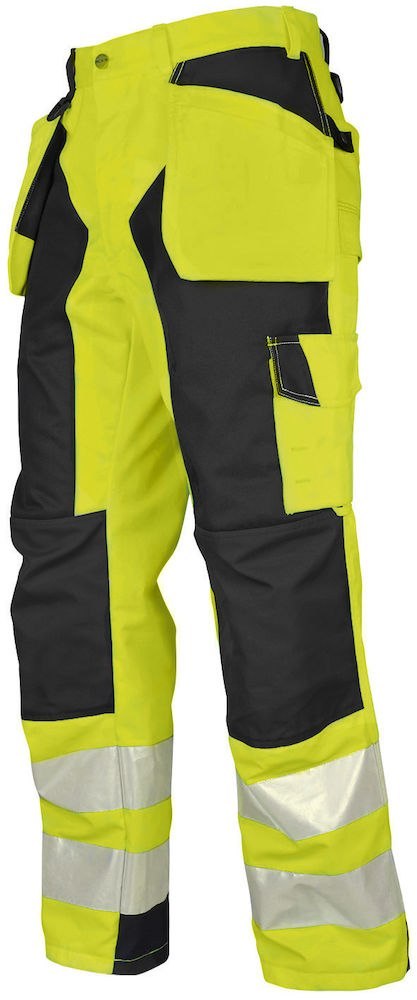 6506 SPODNIE DO PASA HV KLASA 2 - 104 (YELLOW/BLACK - 11)