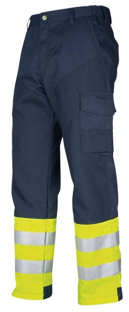 6507 SPODNIE DO PASA HV KLASA 1 - 110/120 cm (YELLOW/NAVY - 10)