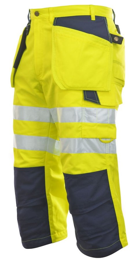 6510 SPODNIE ¾ HV KLASA 2 - 44 (YELLOW/NAVY - 10)