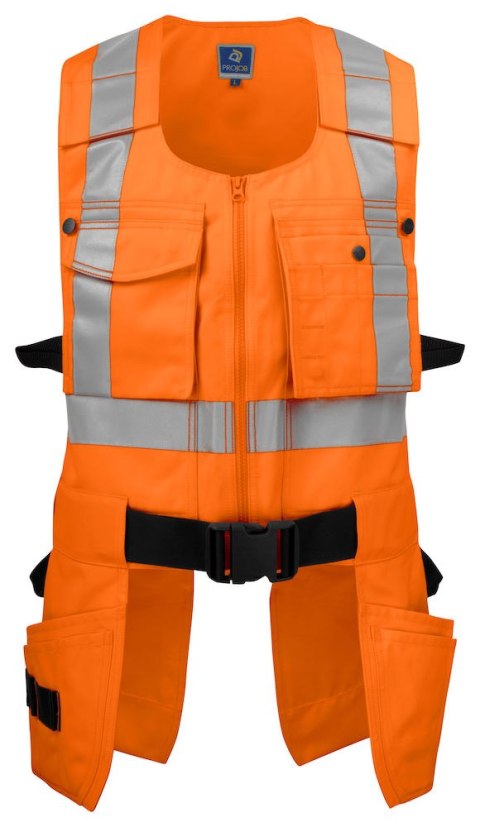 6704 KAMIZELKA MONTERSKA HV KLASA 2 - XXL (PROJOB ORANGE - 17)