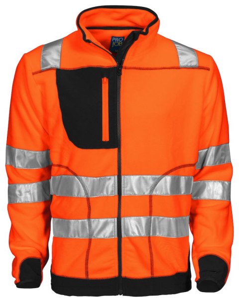 6303 KURTKA POLAROWA HV KLASA 3/2 - 4XL (ORANGE - 1799)