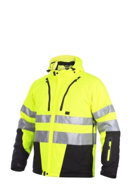 6420 SOFTSHELL HV EN ISO 20471 KLASA 3/2 - 3XL (YELLOW/BLACK - 11)