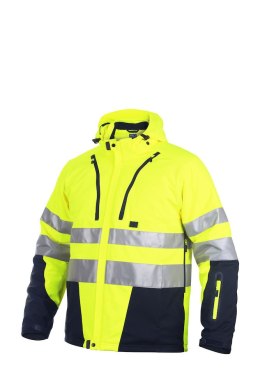 6420 SOFTSHELL HV EN ISO 20471 KLASA 3/2 - 3XL (YELLOW/NAVY - 10)