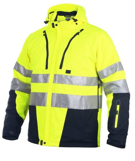6420 SOFTSHELL HV EN ISO 20471 KLASA 3/2 - S (YELLOW/NAVY - 10) 6420 SOFTSHELL HV EN ISO 20471 KLASA 3/2 - S (YELLOW/NAVY - 10)