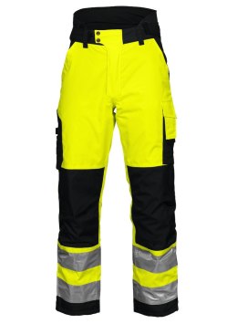 6514 SPODNIE OCIEPLANE HV KLASA 2 - 58 (YELLOW/BLACK - 11)
