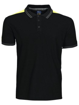 2018 POLO Z ODBLASKAMI NA RAMIONACH - 3XL (BLACK - 99)