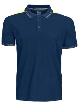 2018 POLO Z ODBLASKAMI NA RAMIONACH - 3XL (BLUE/YELLOW)