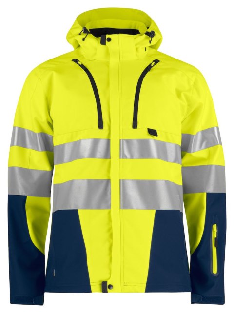 6419 FUNKCJONALNA KURTKA ISO 20471 KLASA 3/2 - 4XL (YELLOW/NAVY - 10)