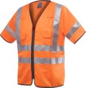 6707 KAMIZELKA KLASA 3 EN ISO 20471 - 3XL (PROJOB ORANGE - 17)