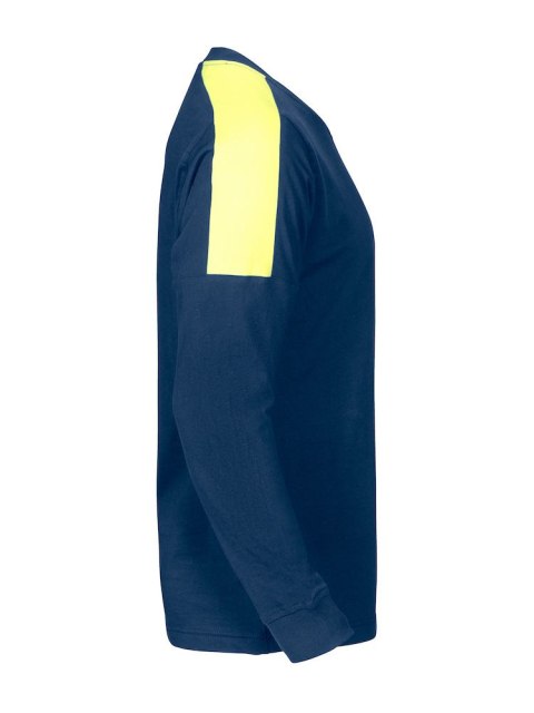 2020 T-SHIRT LONG SLEEVE Z ODBLASKAMI NA RAMIONACH - M (BLUE/YELLOW) 2020 T-SHIRT LONG SLEEVE Z ODBLASKAMI NA RAMIONACH - M (BLUE/YELLOW)