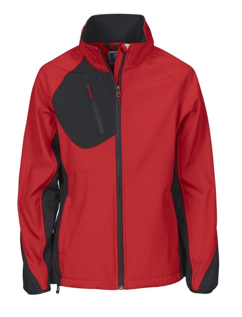 2423 KURTKA SOFTSHELL DAMSKA - L (RED - 35)