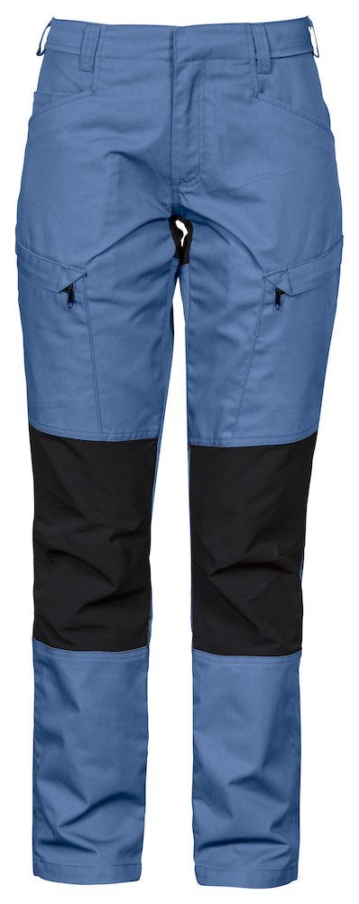 2521 SPODNIE DO PASA ZE STRETCHEM DAMSKIE - 48 (BLUE - 53)