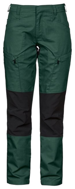 2521 SPODNIE DO PASA ZE STRETCHEM DAMSKIE - 48 (GREEN - 66)