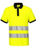 6008 KOSZULKA POLO EN ISO 20471-CLASS 2 - 3XL (YELLOW/BLACK - 11)