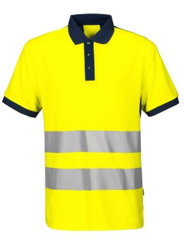 6008 KOSZULKA POLO EN ISO 20471-CLASS 2 - L (YELLOW/NAVY - 10)