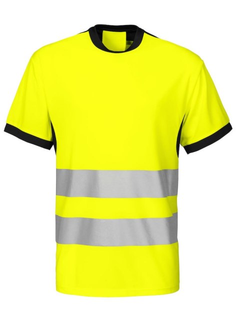 6009 T-SHIRT EN ISO 20471 KLASA 2 - 3XL (YELLOW/BLACK - 11)