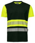 6020 T-SHIRT EN ISO 20471 KL. 1 - 4XL (YELLOW/BLACK - 11)