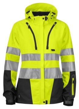 6423 DAMSKA FUNKCJONALNA KURTKA ISO 20471 KLASA 3/2 - 3XL (YELLOW/BLACK - 11)