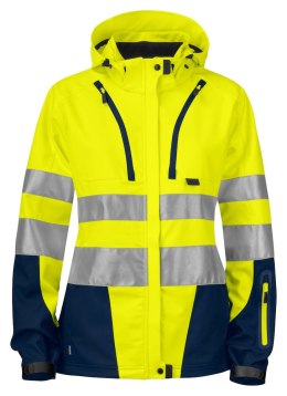6423 DAMSKA FUNKCJONALNA KURTKA ISO 20471 KLASA 3/2 - 3XL (YELLOW/NAVY - 10)
