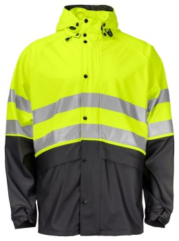 6431 KURTKA PRZECIWDESZCZOWA EN ISO 20471 - 4XL (YELLOW/BLACK - 11)