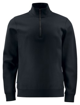 2128 BLUZA NA ZAMEK 1/2 ZIP - XL (BLACK - 99)