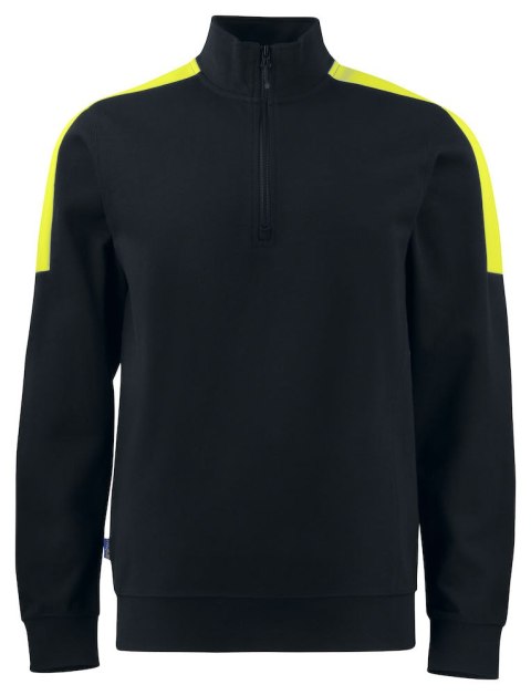 2128 BLUZA NA ZAMEK 1/2 ZIP - XXL (BLACK/YELLOW 9910) 2128 BLUZA NA ZAMEK 1/2 ZIP - XXL (BLACK/YELLOW 9910)