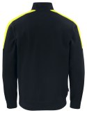 2128 BLUZA NA ZAMEK 1/2 ZIP - XXL (BLACK/YELLOW 9910)