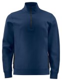 2128 BLUZA NA ZAMEK 1/2 ZIP - XXL (NAVY - 58)