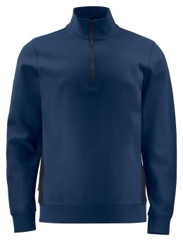 2128 BLUZA NA ZAMEK 1/2 ZIP - XXL (NAVY - 58)