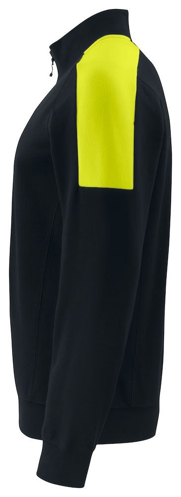 2128 BLUZA NA ZAMEK 1/2 ZIP - XS (BLACK/YELLOW 9910) 2128 BLUZA NA ZAMEK 1/2 ZIP - XS (BLACK/YELLOW 9910)