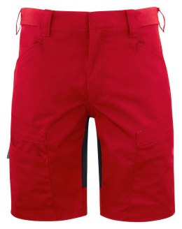 2522 KRÓTKIE SPODENKI ZE STRETCHEM - 62 (RED - 35)