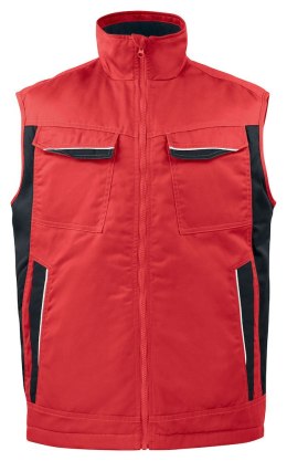 5704 WYŚCIEŁANA KAMIZELKA - XXL (RED - 35)