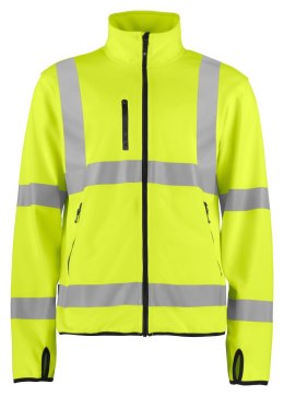 6105 LEKKI SOFTSHELL - EN ISO 20471 KLASA 3 - 3XL (YELLOW/BLACK - 11)