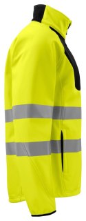 6432 SOFTSHELL - EN ISO 20471 KLASA 3/2 - 4XL (YELLOW/BLACK - 11)