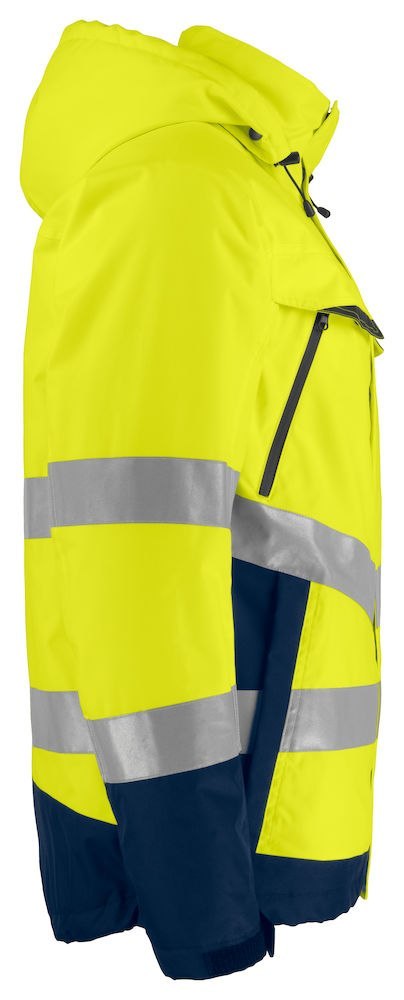 6441 WYŚCIEŁANA FUNKCJONALNA KURTKA - 3XL (YELLOW/NAVY - 10) 6441 WYŚCIEŁANA FUNKCJONALNA KURTKA - 3XL (YELLOW/NAVY - 10)