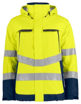 6441 WYŚCIEŁANA FUNKCJONALNA KURTKA - 4XL (YELLOW/NAVY - 10)