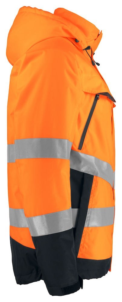 6441 WYŚCIEŁANA FUNKCJONALNA KURTKA - M (ORANGE - 1799)