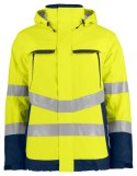 6441 WYŚCIEŁANA FUNKCJONALNA KURTKA - M (YELLOW/NAVY - 10)