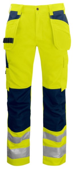 6531 SPODNIE DO PASA HV KL.2 - 92 (YELLOW/NAVY - 10)