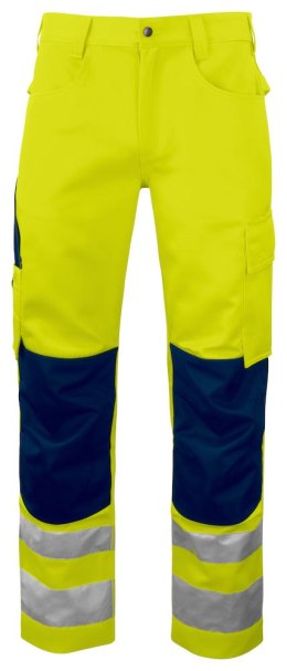 6532 SPODNIE DO PASA HV -KLASA 2 - 92 (YELLOW/NAVY - 10)