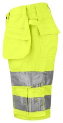 6535 KRÓTKIE SPODENKI - EN ISO 20471 KLASA 2/1 - 54 (YELLOW/BLACK - 11)