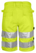 6536 DAMSKIE KRÓTKIE SPODENKI - EN ISO 20471 KLASA 2/1 - 48 (YELLOW/BLACK - 11)