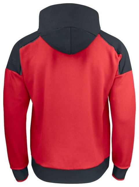 3120 BLUZA Z KAPTUREM - S (RED - 35)
