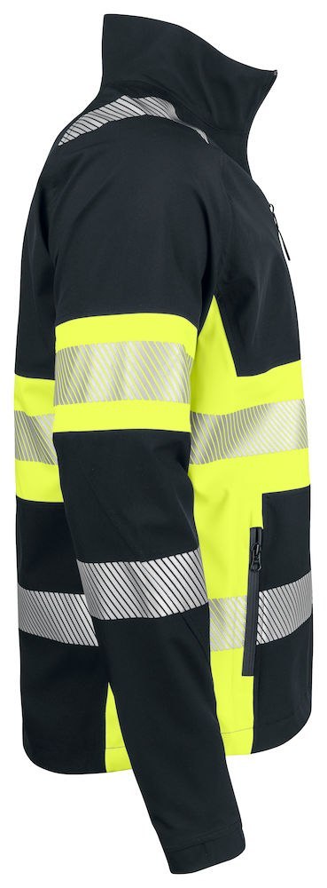 6442 FUNKCJONALNA KURTKA - S (YELLOW/BLACK - 11)